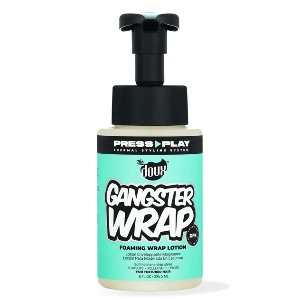 The Doux Press Play Gangster Wrap Foam Wrap Lotion 8oz-Styling Mousse-Aladin Beauty