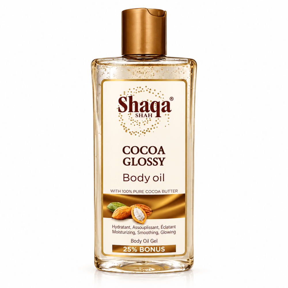 Shaqa Shah Cocoa Glossy Body Oil 250ml-All-Aladin Beauty