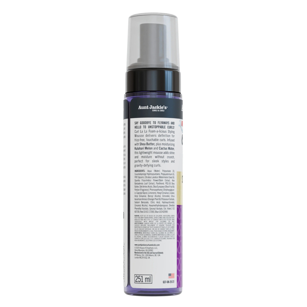 Aunt Jackie's Curl La La Foam-a-licious Styling Mousse 251ml