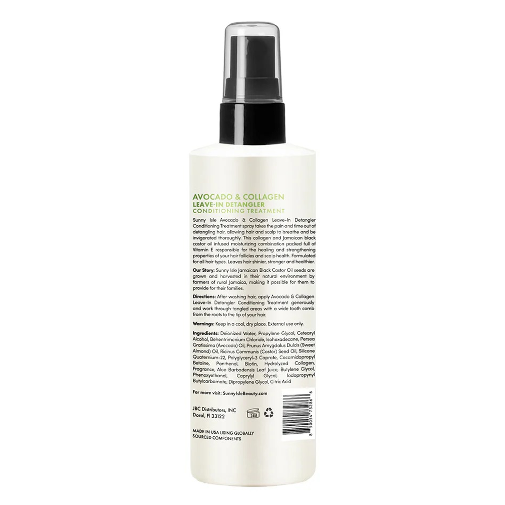 Sunny Isle Avocado & Collagen Leave-In Detangler Conditioning Treatment 236ml-All-Aladin Beauty
