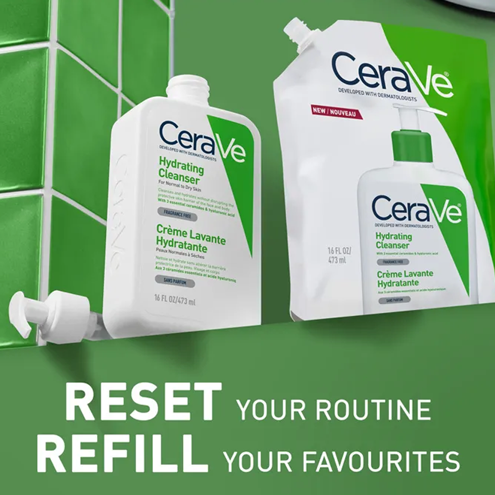 Cerave Hydrating Cleanser Emulsion 473ml-Cream Cleanser-Aladin Beauty