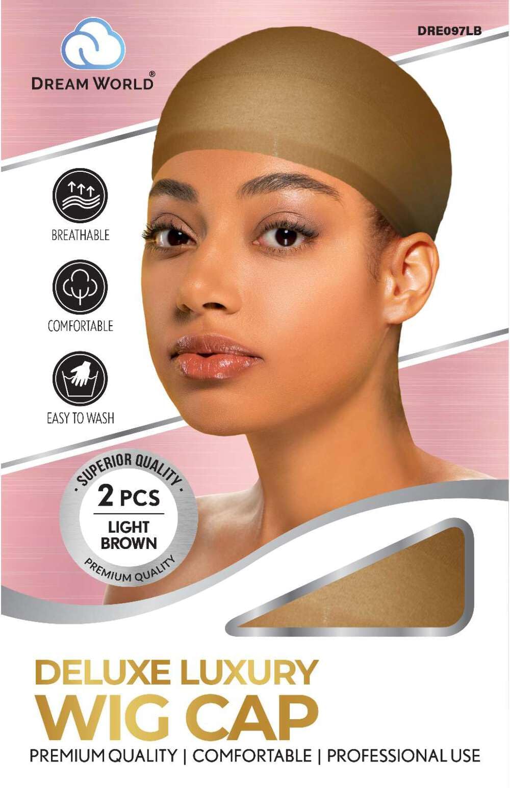 Dream World W-Wig Cap 2Pcs
