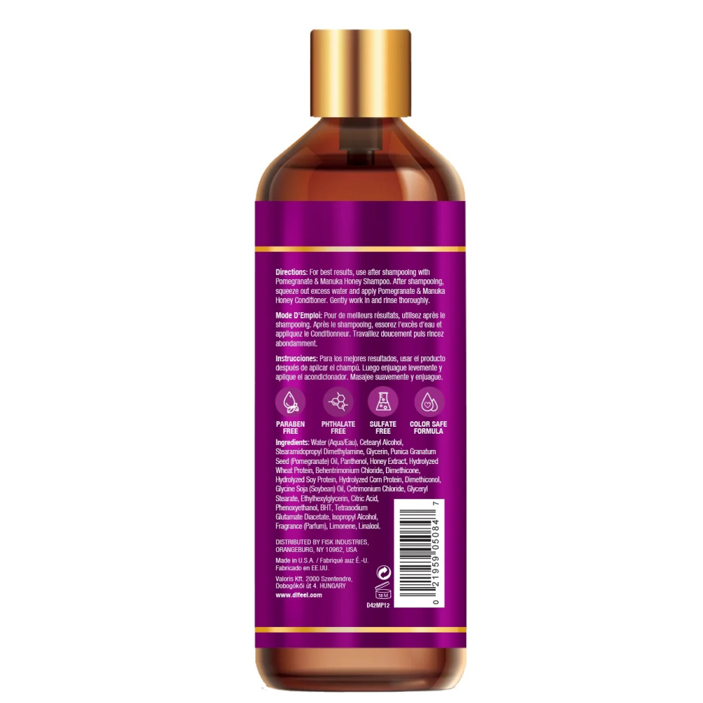 Difeel Pomegranate Manuka Honey Conditioner 12oz-All-Aladin Beauty