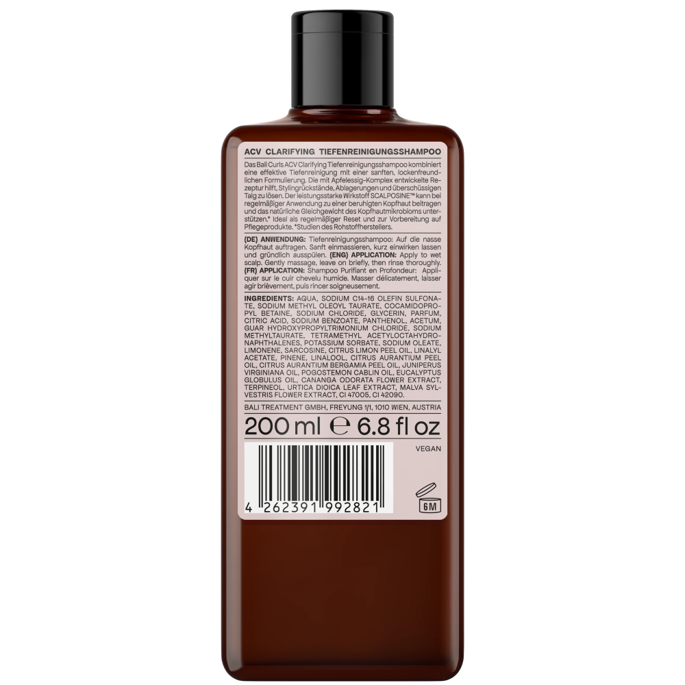 Bali Curls ACV Detox Shampoo 200ml
