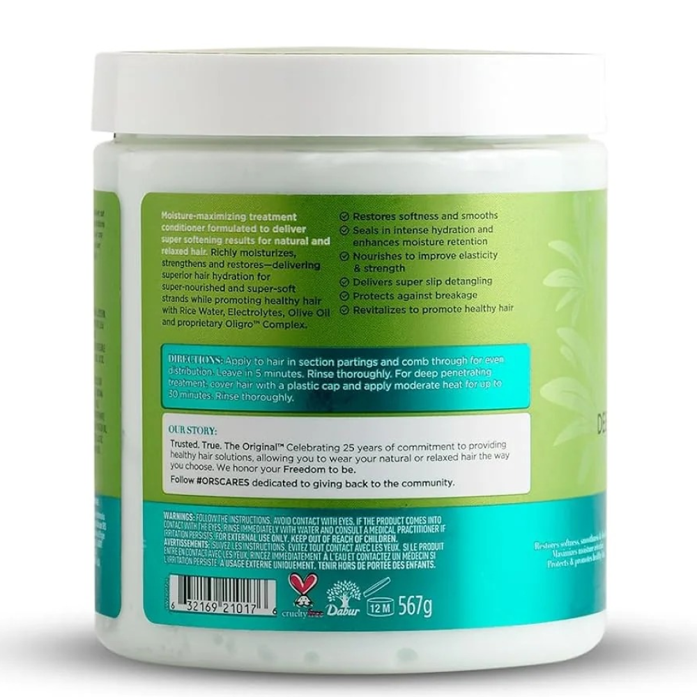 Ors Max Moisture Rice Water Deep Conditioner 20oz-All-Aladin Beauty