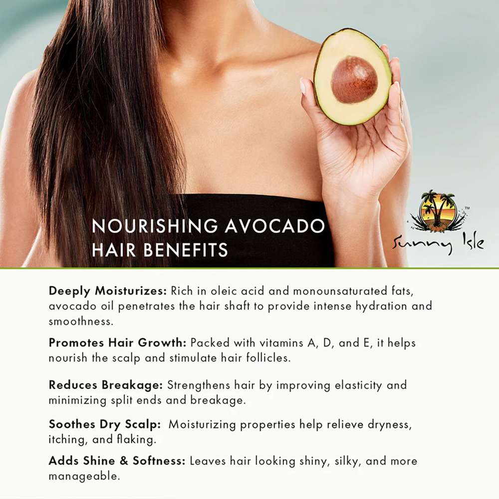 Sunny Isle Avocado & Collagen Hydrating Conditioner-All-Aladin Beauty