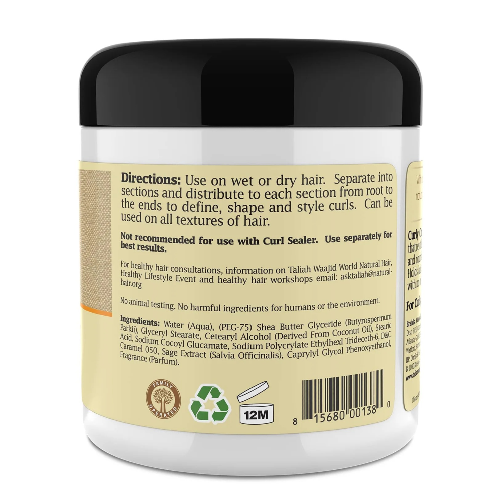 Taliah Waajid CWN Curly Curl Cream-All-Aladin Beauty