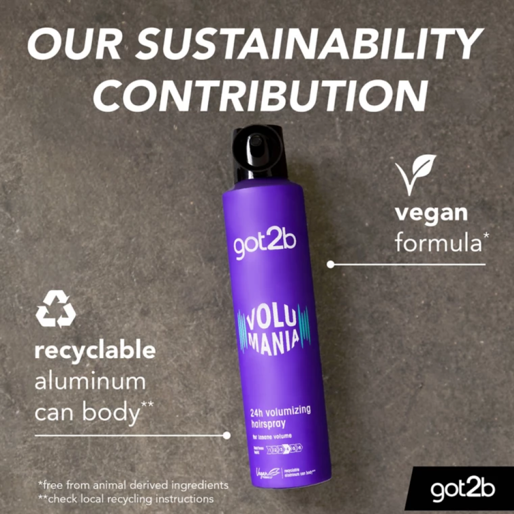 Schwarzkopf Got2b Volumania Hairspray 300ml-All-Aladin Beauty