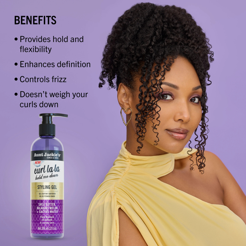 Aunt Jackie's Curl La La Hold Me Down Styling Gel 12oz
