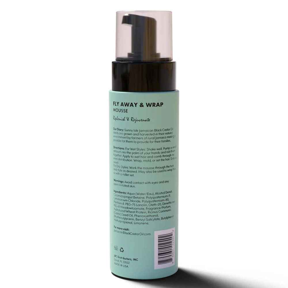 Sunny Isle Just For Wig, Weave, Braid & Extensions - Fly Away & Wrap Mousse 8oz-All-Aladin Beauty