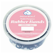 Dream World Rubber Bands 1000ct/jar Black