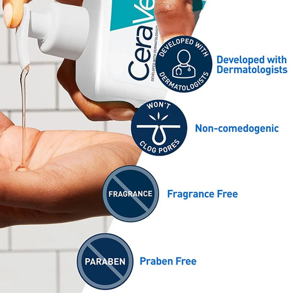 Cerave Acne Cleansing Gel 237ml-Gel Cleanser-Aladin Beauty