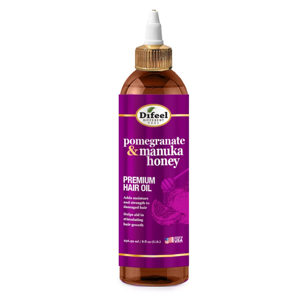 Difeel Pomegranate Manuka Honey Hair Oil 8oz-All-Aladin Beauty