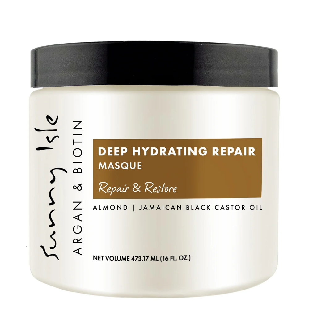 Sunny Isle Argan & Biotin Deep Hydrating Repair Masque 473ml-All-Aladin Beauty