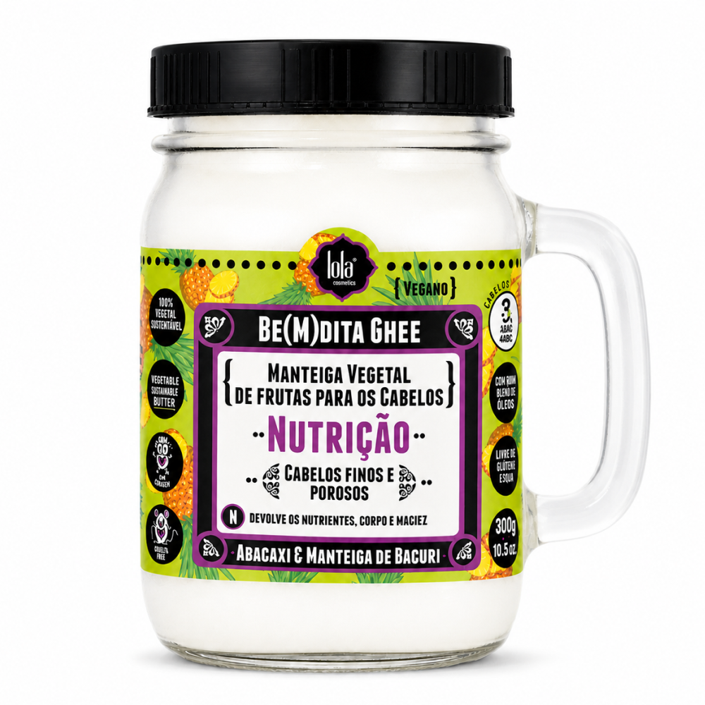 Lola Cosmetics Be(m)dita Ghee - Pineapple and Bacuri Nourishing Mask-All-Aladin Beauty