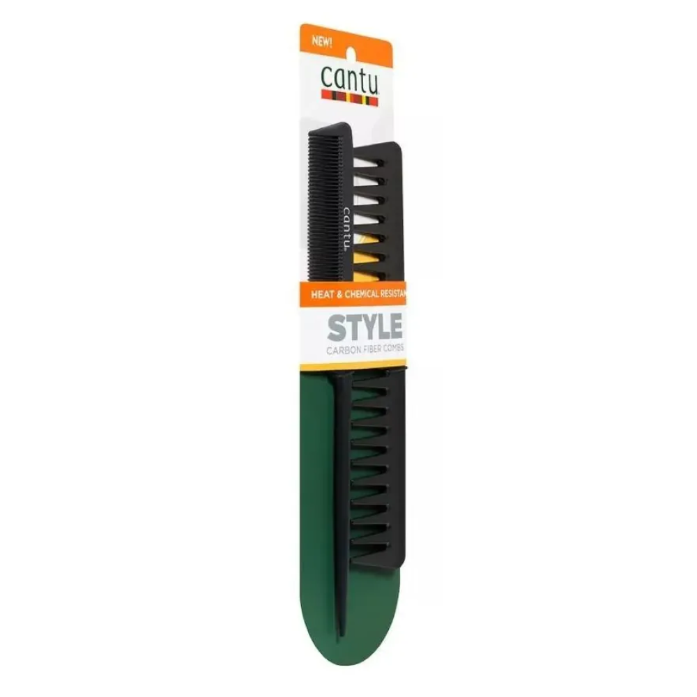Cantu Accessories Heat Carbon Fiber Combs #07894-All-Aladin Beauty