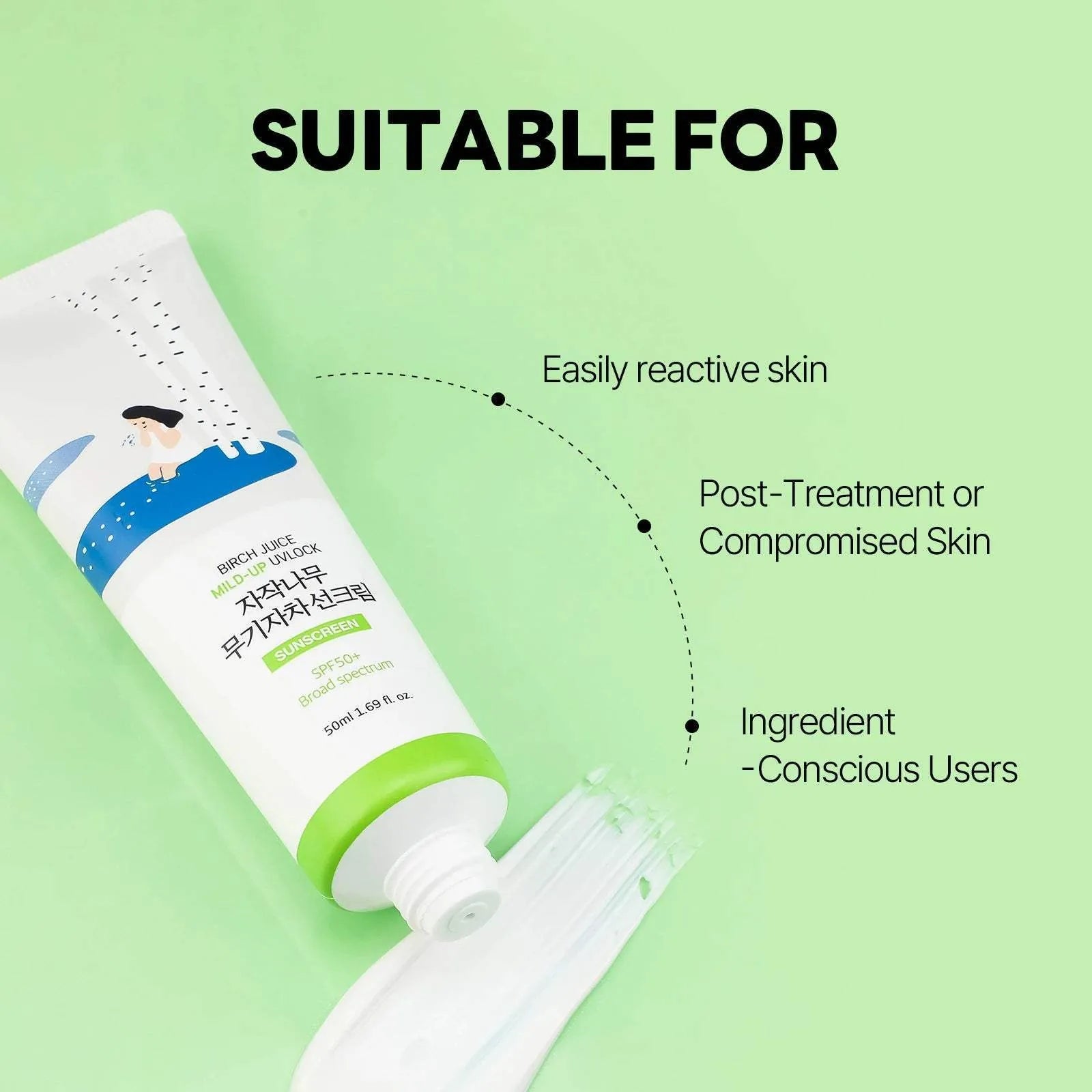 Round Lab Moisture Mild-Up Sunscreen 50ml