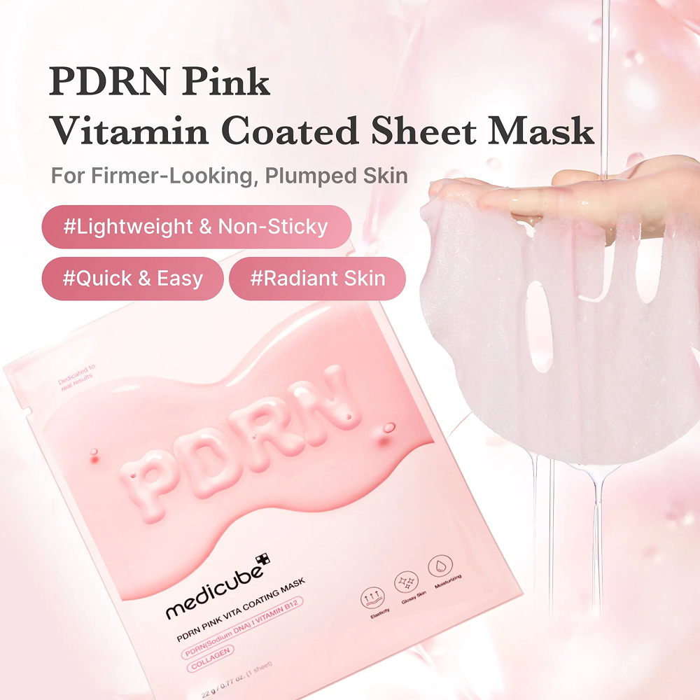 Medicube Pdrn Pink Vita Coating Mask 28g 1-Pack