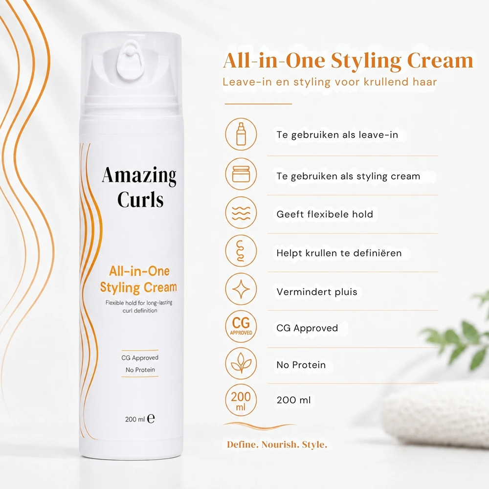 Amazing Curls All-in-One Styling Cream 200ml