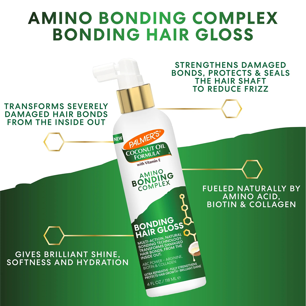 Palmer's Coconut Oil Formula Amino Bonding Gloss 118ml-All-Aladin Beauty