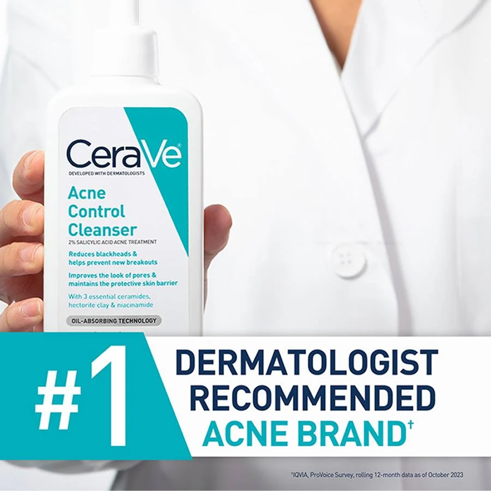 Cerave Acne Cleansing Gel 237ml-Gel Cleanser-Aladin Beauty