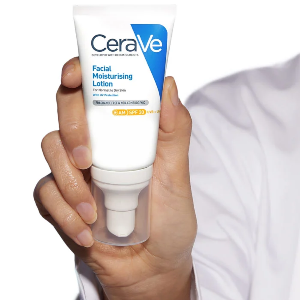 Cerave Facial Moisturizing Lotion Hydrating Face Cream Spf30 52ml-Sunscreen-Aladin Beauty