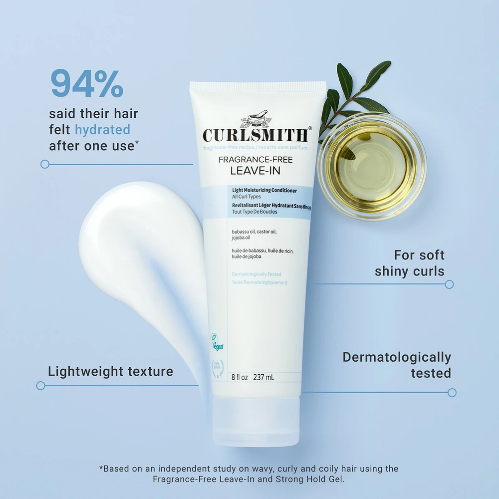 Curlsmith Fragrance-Free Strong Hold Gel 237ml