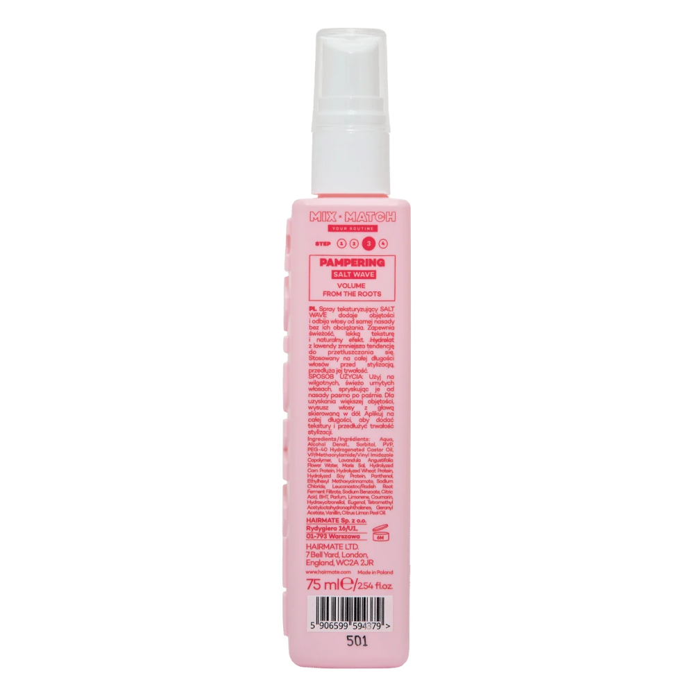 Hairmate Salt Wave Volumizing Hair Spray Mini 75ml