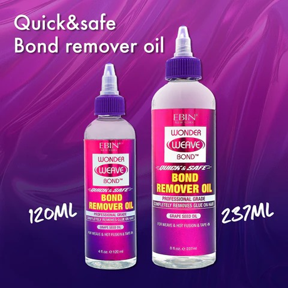 Ebin Wonder Weave Bond Remover Oil Clear 120ml-All-Aladin Beauty