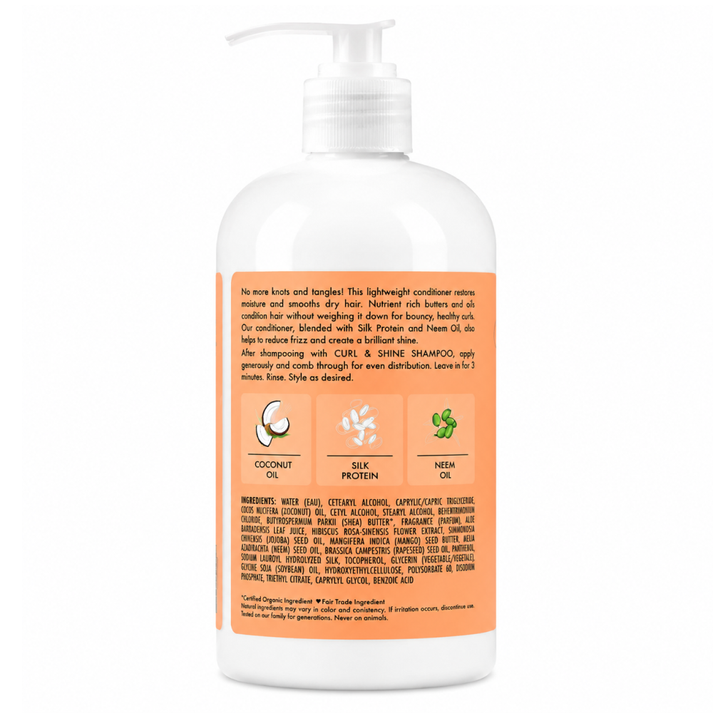 Shea Moisture Coconut & Hibiscus Curl & Shine Shampoo and Conditioner Pack