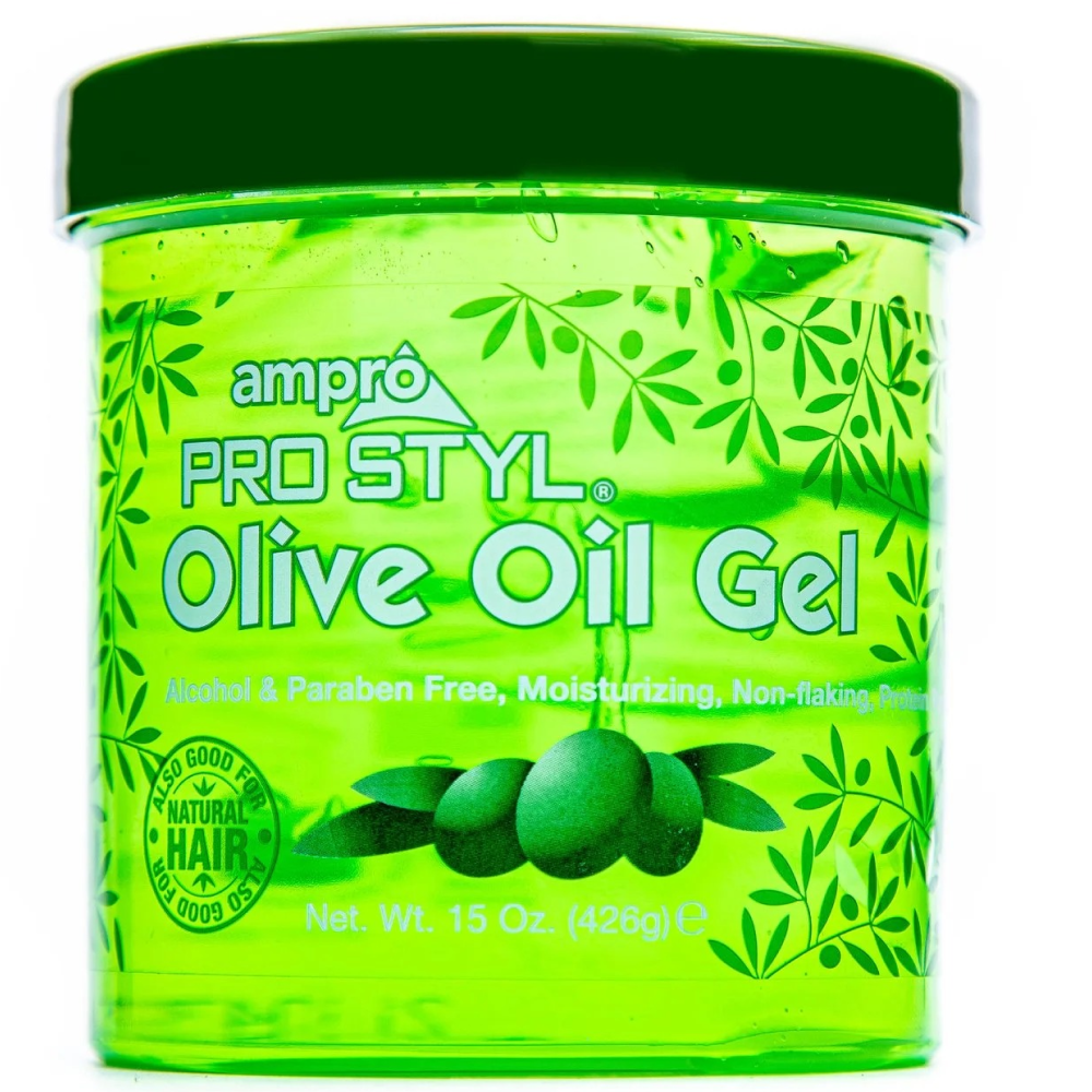 Ampro Olive Oil Styling Gel 15oz-All-Aladin Beauty
