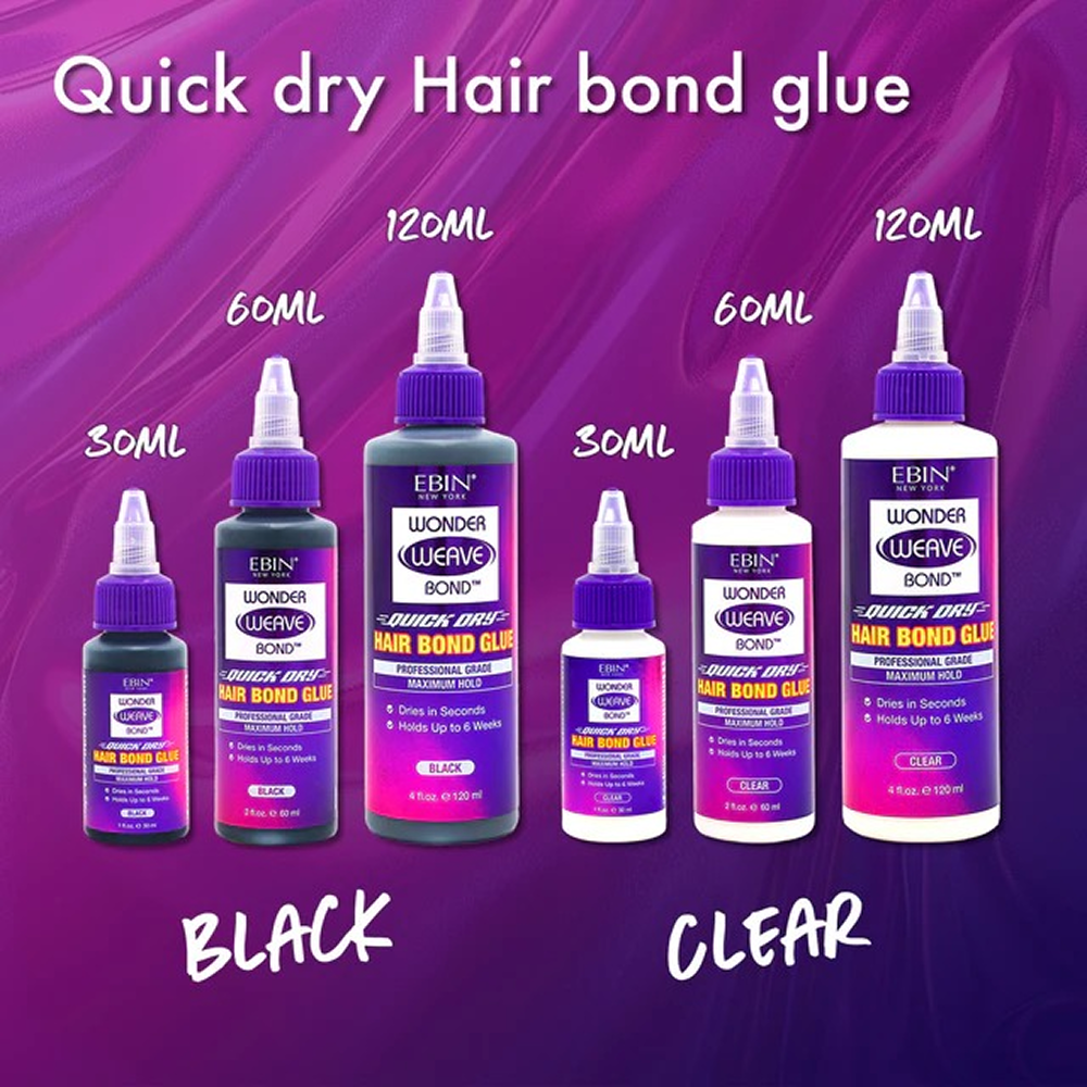 Ebin Wonder Weave Bond Glue-Black 2oz-All-Aladin Beauty