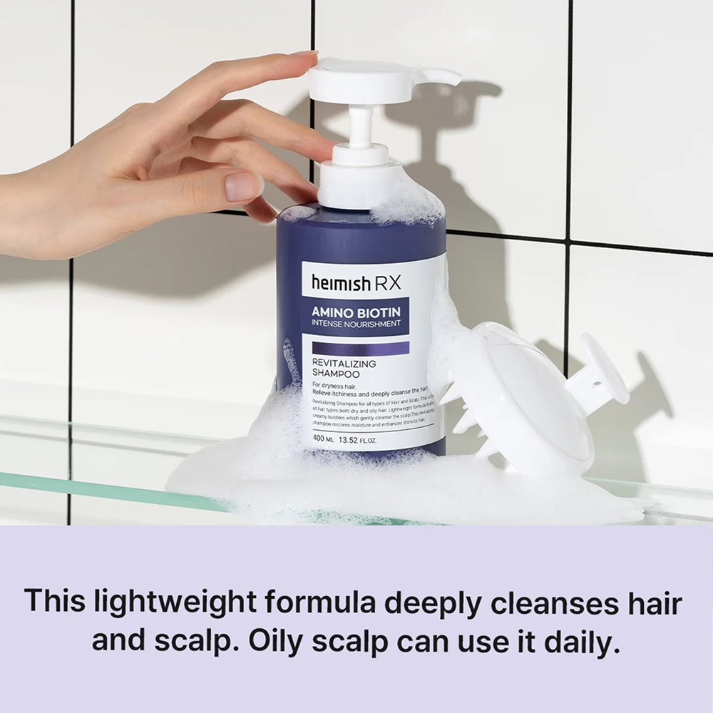 Heimish Rx Amino Biotin Revitalizing Shampoo 400ml-Volumizing Shampoo-Aladin Beauty