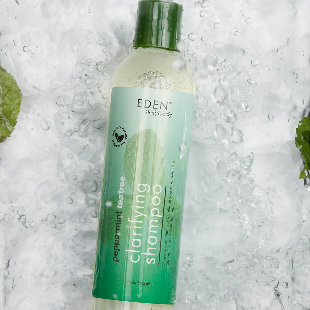 Eden Bodyworks Peppermint Tea Tree Clarifying Shampoo 8oz-Clarifying Shampoo-Aladin Beauty