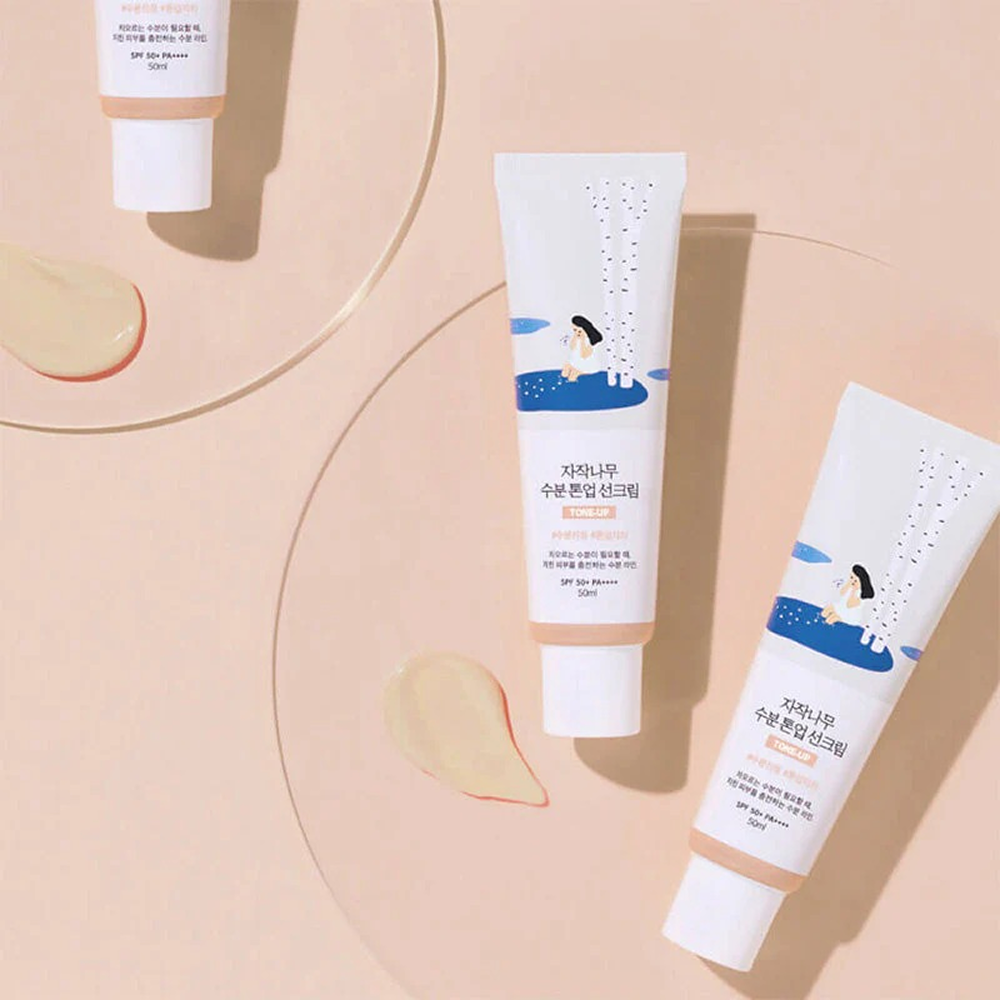 Round Lab Birch Sap Moisturizing Tone-Up Sunscreen 50ml