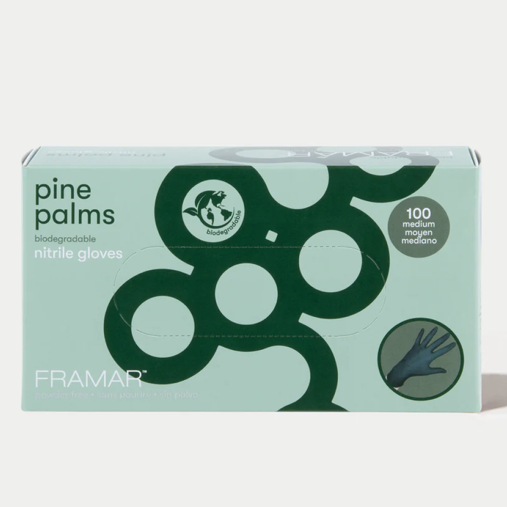 Framar Pine Palms Nitrile Gloves 100 Pieces