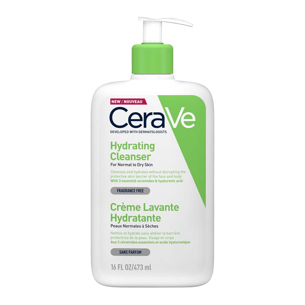 Cerave Hydrating Cleanser Emulsion 473ml-Cream Cleanser-Aladin Beauty