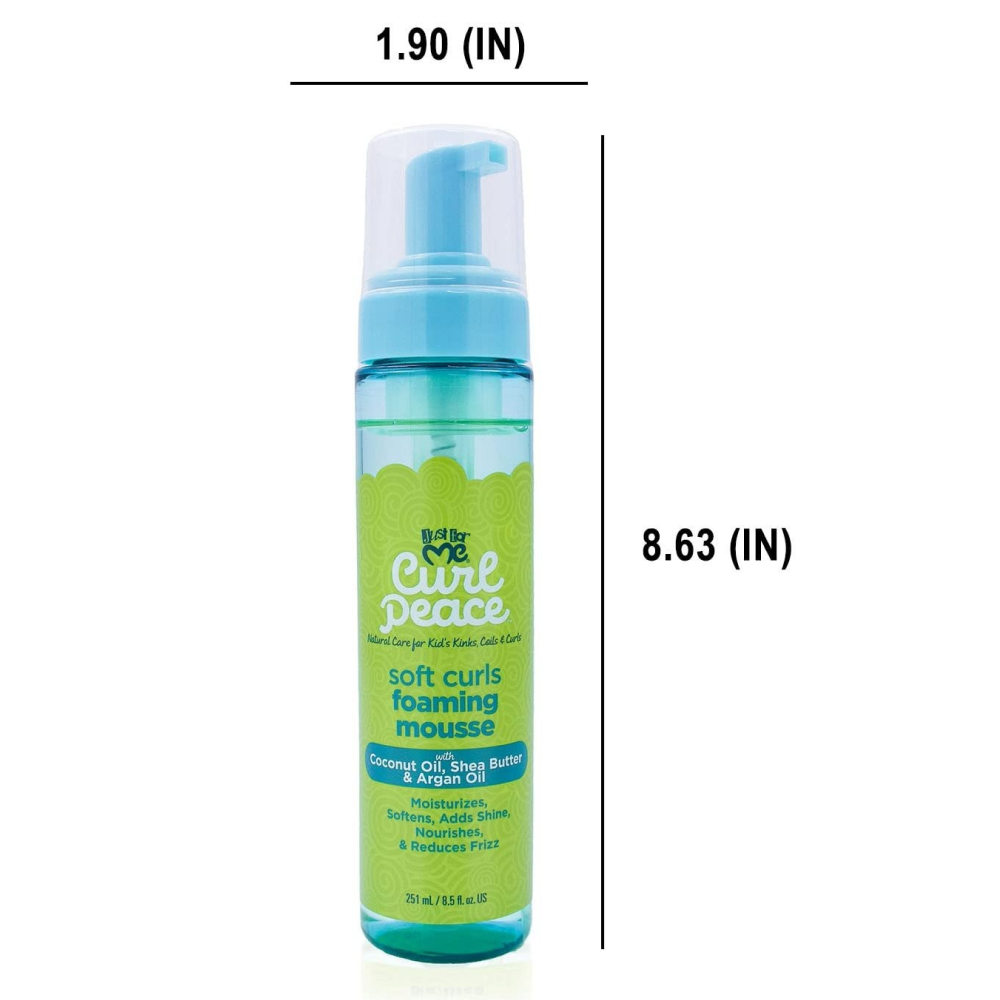 Just For Me Curl Peace Soft Curls Mousse 8.5oz-Styling Mousse-Aladin Beauty