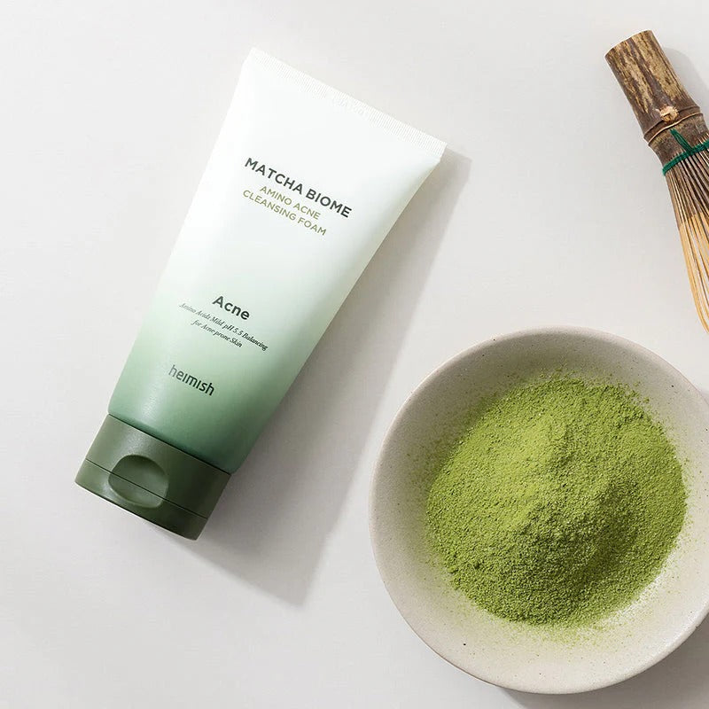 Heimish Matcha Biome Amino Acne Cleansing Foam 150ml-Gel Cleanser-Aladin Beauty