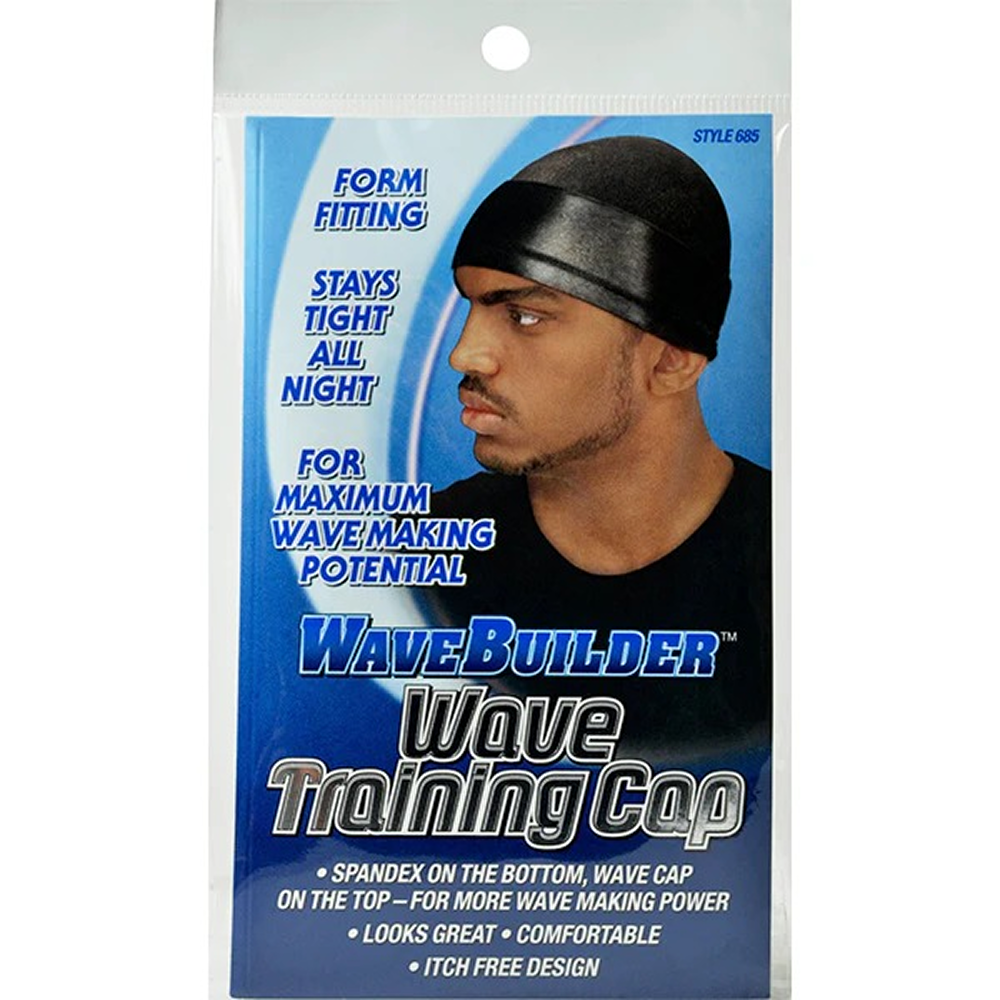 Wave Builder #685 Training Cap Black-All-Aladin Beauty