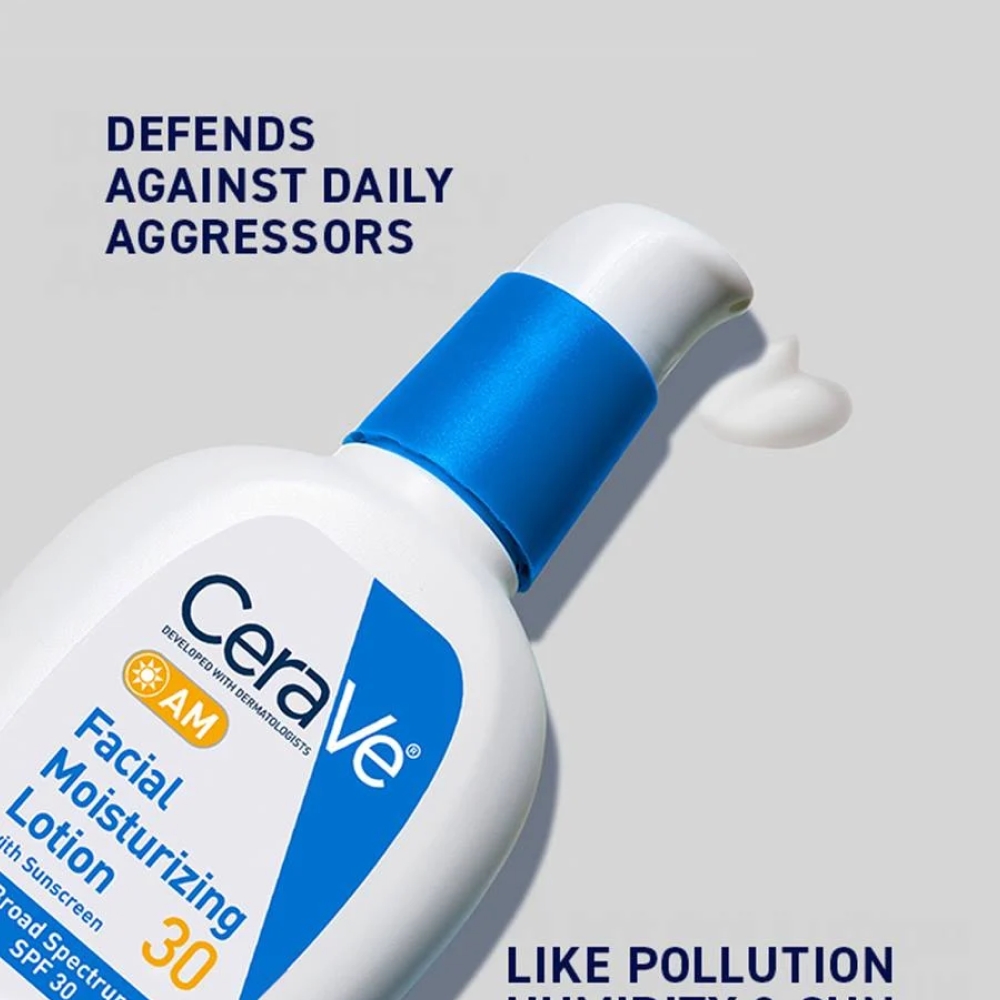 Cerave Facial Moisturizing Lotion Hydrating Face Cream Spf30 52ml-Sunscreen-Aladin Beauty