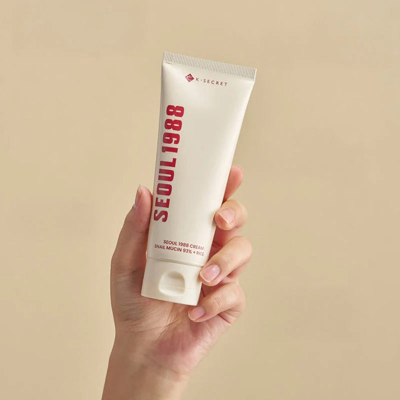 K-Secret Seoul 1988 Cream with 93% Snail Slime and Rice 100ml-Gel Cream-Aladin Beauty