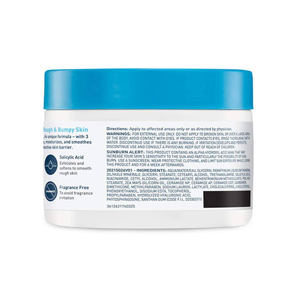 Cerave Sa Smoothing Cream Anti-Roughness 340g-Exfoliating Moisturizer-Aladin Beauty