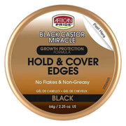 African Pride Black Castor Edge Gel 64g-Gel-Aladin Beauty