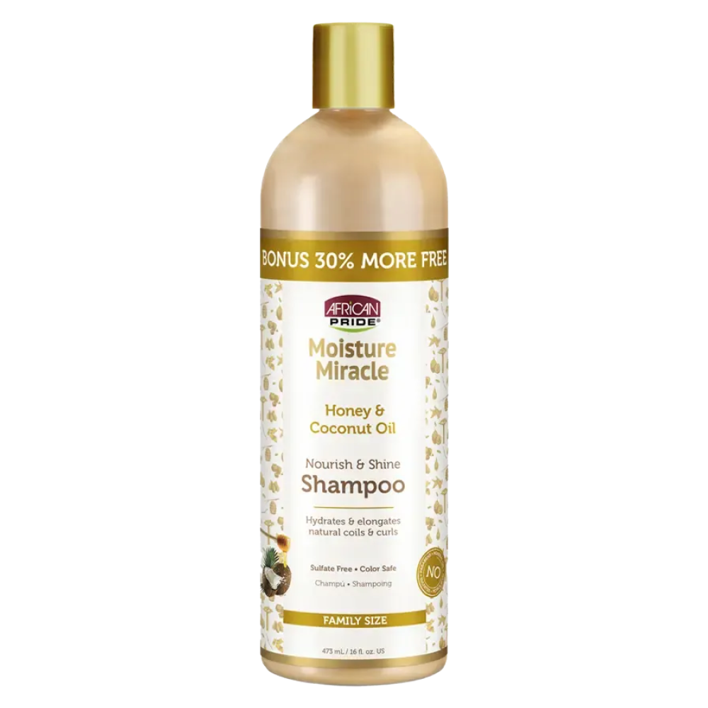 African Pride Moisture Miracle Shampoo 473ml-Moisturizing Shampoo-Aladin Beauty