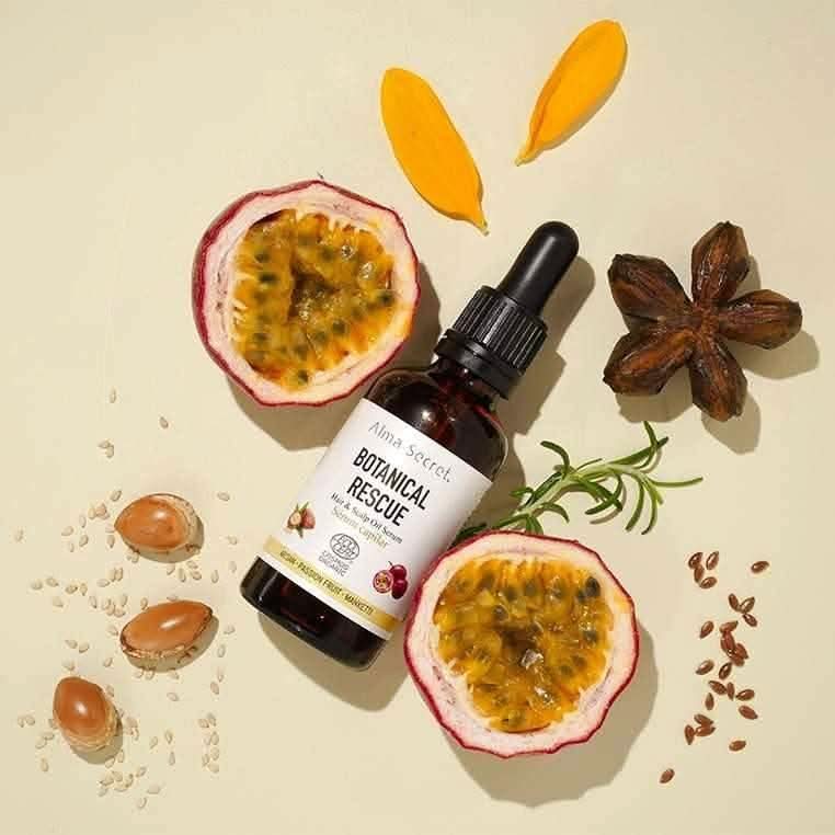Alma Secret Botanical Rescue Hair Serum 50ml-Styling Serum-Aladin Beauty