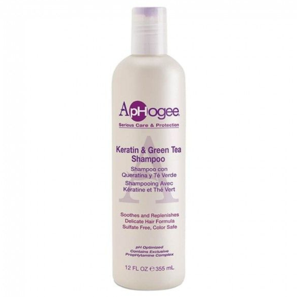 ApHogee Keratin & Green Tea Shampoo 355ml
