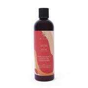As I Am Jamaican Black Castor Oil Conditioner, 355ml, in a dark bottle with a red and beige label.