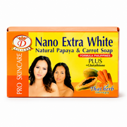 Asantee Nano Extra White Papaya & Carrot Soap 160g