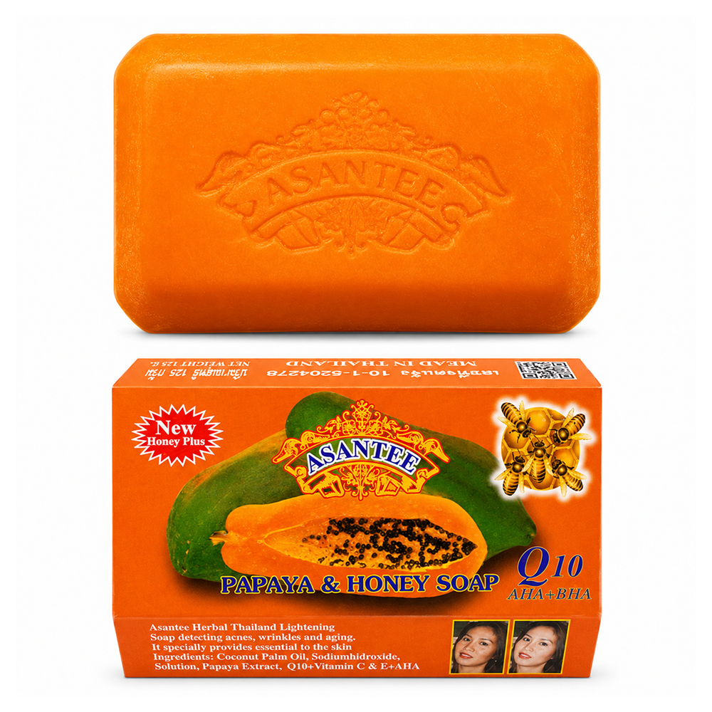 Asantee Papaya & Honey Soap 125g